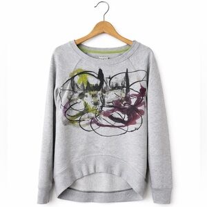Proenza Schouler x Neiman Marcus x Target Grey Graffiti Sweatshirt Junior Small